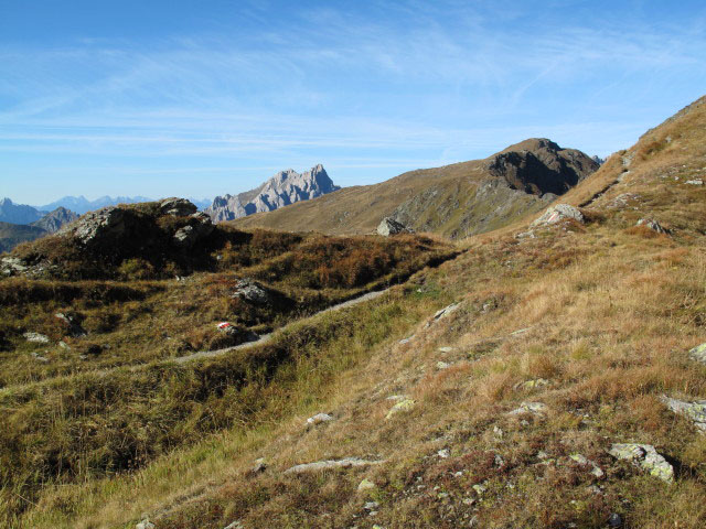 Karnischer H&ouml;henweg zwischen Kesselscharte und Reiterkarspitze (22. Sep.)