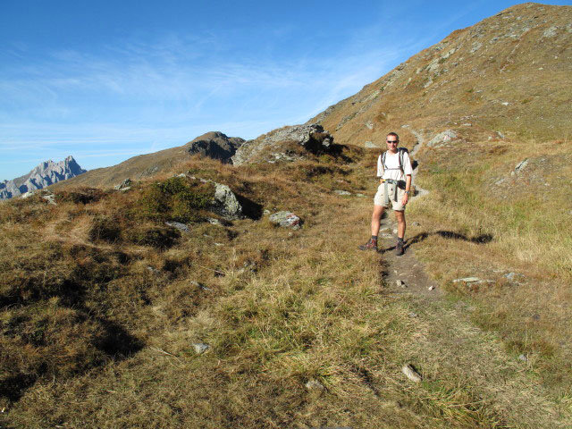 Ich am Karnischen H&ouml;henweg zwischen Kesselscharte und Reiterkarspitze (22. Sep.)