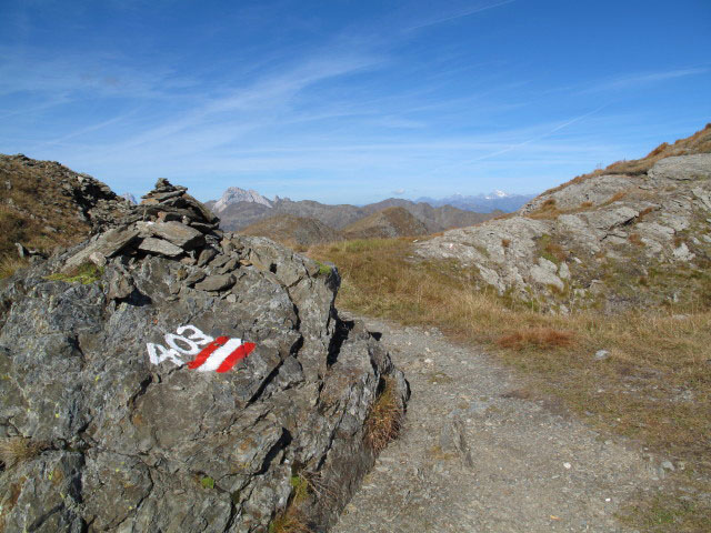 Karnischer H&ouml;henweg zwischen Reiterkarspitze und Cima Salvades (22. Sep.)