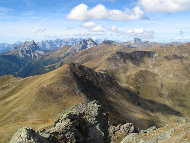 vom Gamskofel Richtung Westen (22. Sep.)