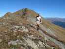 Ich am Karnischen Höhenweg zwischen Reiterkarspitze und Cima Salvades (22. Sep.)