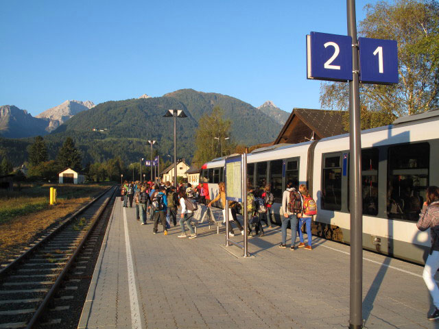 5022 028-2 als R 4801 im Bahnhof K&ouml;tschach-Mauthen, 710 m (21. Sep.)