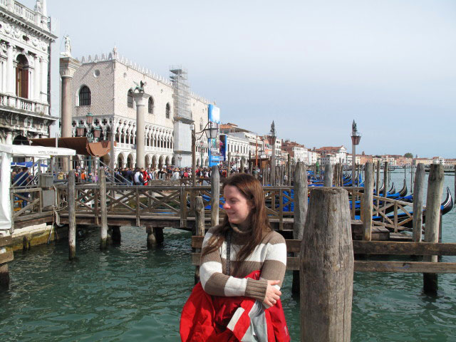 Daniela am Molo San Marco
