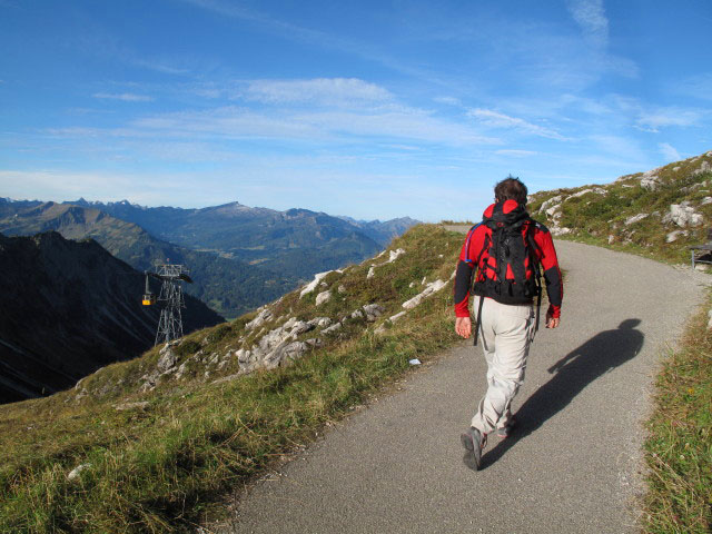 Axel zwischen Station Höfatsblick und Geißfuss