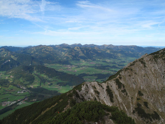 Axel zwischen Gaisalphorn und Gaisalphorn-Klettersteig