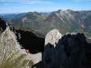 Hohe Gänge-Klettersteig: Axel bei der Leiter