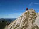 Axel zwischen Hohe Gänge-Klettersteig und Häbelesgund