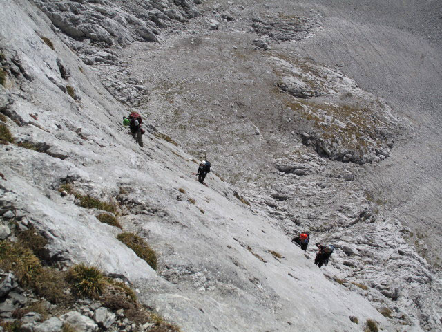 'Himmelsleiter': 2. Seillänge (10. Okt.)