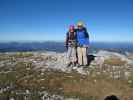 Daniela und ich am Kleinen Schwab, 2.248 m (10. Okt.)