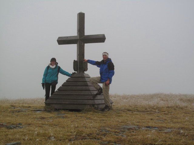 Sabrina und ich am Hochwechsel, 1.743 m