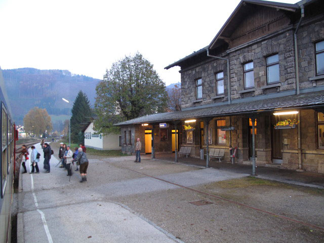 Bahnhof Lilienfeld, 376 m