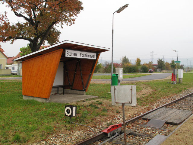 Bahnhof Stetten Fossilienwelt (17. Okt.)