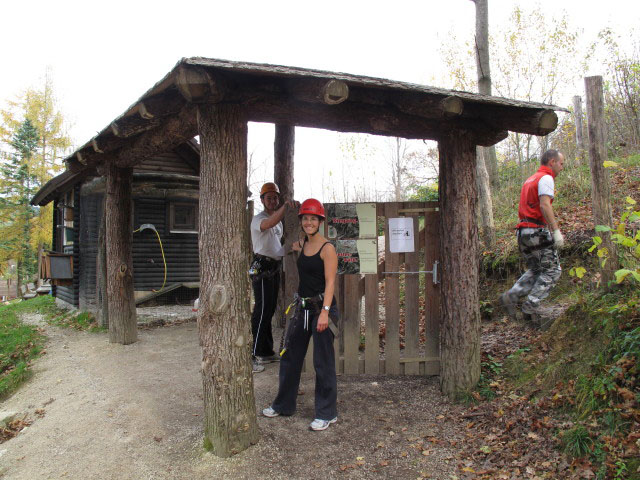 Matthias und Karin beim Eingang