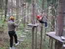 Matthias und Karin im Parcours 'Buchfink'