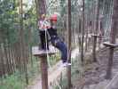 Matthias und Karin im Parcours 'Baummarder'