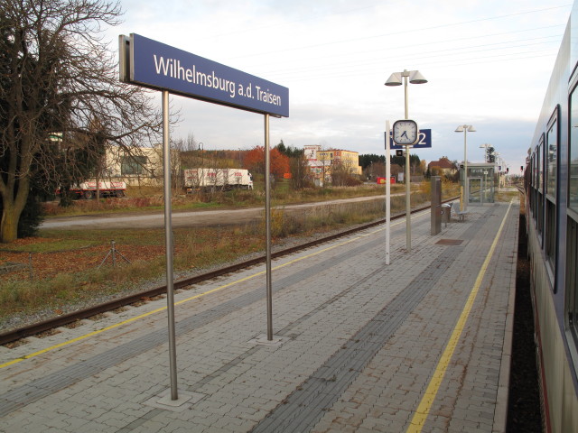 Bahnhof Wilhelmsburg an der Traisen, 320 m