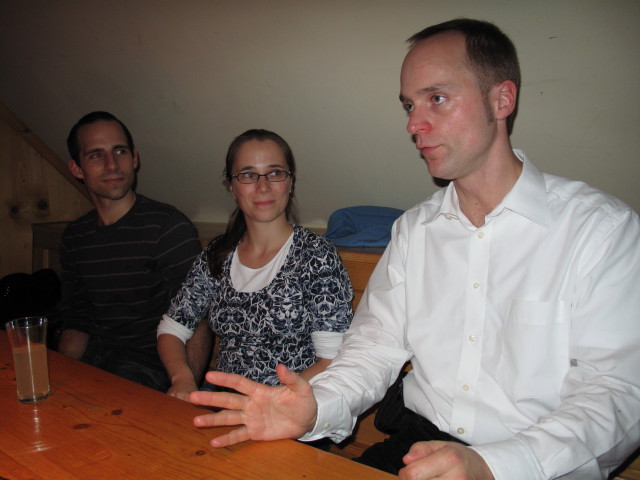 ?, Brigitte und Florian im Grinzinger Br&auml;u