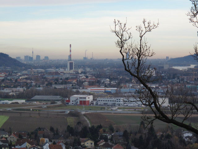 von der Burg Kreuzenstein Richtung S&uuml;dosten