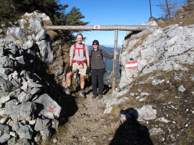 Ich und Carmen am Gippelt&ouml;rl