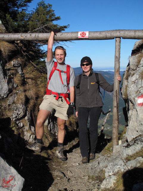 Ich und Carmen am Gippelt&ouml;rl