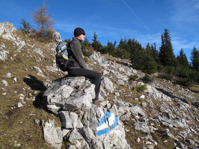 Carmen zwischen Gippelt&ouml;rl und Gippelmauer