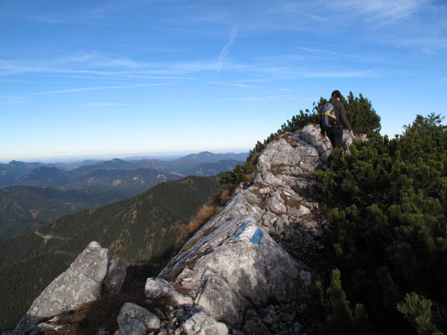 Carmen auf der Gippelmauer