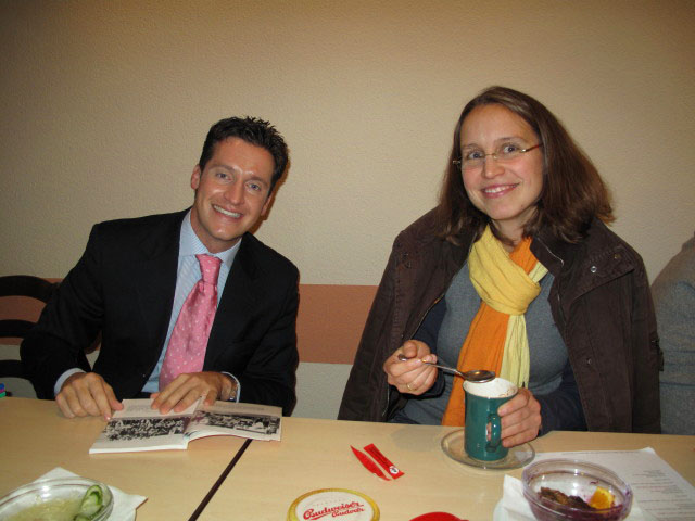 Marcus und Sabine im Strandcafe