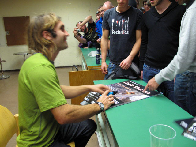 Chris in der Universit&auml;t Wien
