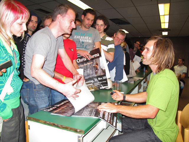 Andreas und Chris in der Universit&auml;t Wien