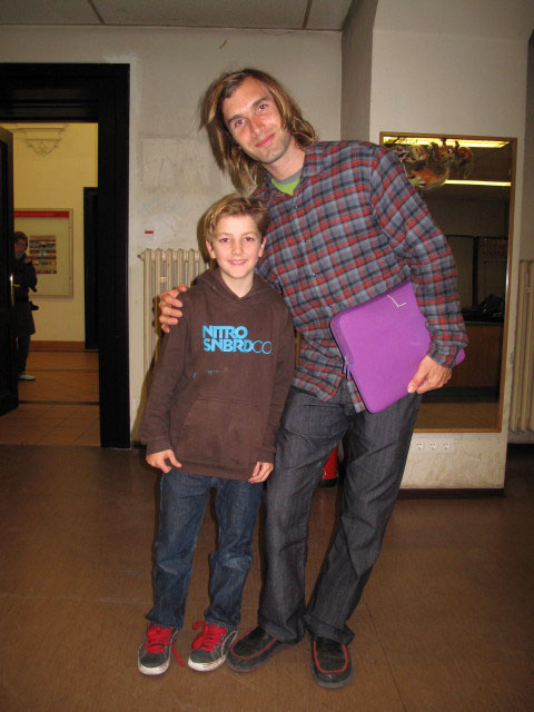 Paul und Chris in der Universit&auml;t Wien