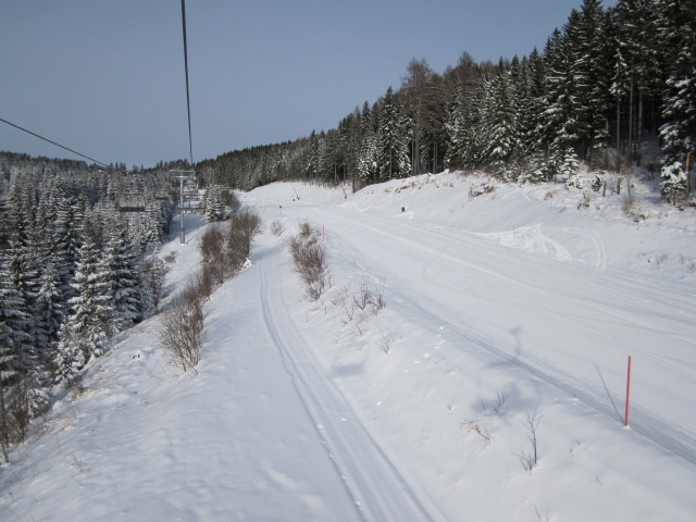 Talfahrt Mönichkirchen von der Sonnenbahn aus