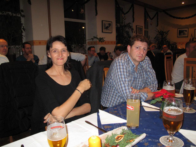 Katja und Andreas im Gasthaus Möslinger
