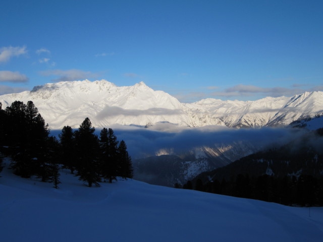 Samnaungruppe von der Talabfahrt Bergkastel aus