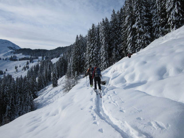 Andreas und Martina zwischen Höhenegg und Klettingeralm