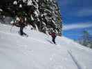 Andreas und Martina zwischen Höhenegg und Klettingeralm