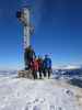 Axel, Martina, Andreas und ich am Lämpersberg, 2.202 m