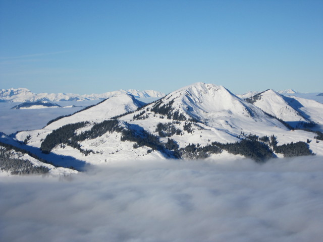 von der Bergstation der Hochsaukaserbahn Richtung Nordwesten (30. Dez.)