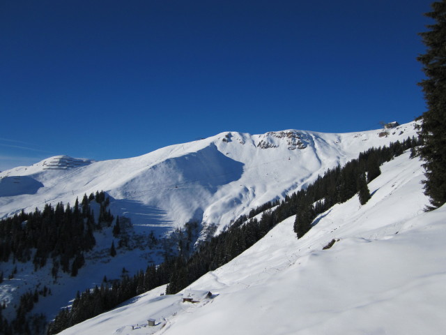 von der Skiroute 'Pengelstein-Süd' Richtung Südwesten (30. Dez.)