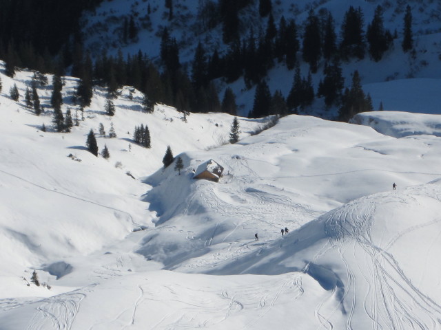 Wirts Hochalm vom Brechhorn aus (31. Dez.)