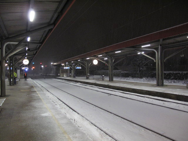 Bahnhof Süßenbrunn (3. Dez.)