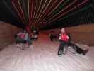 Markus und Udo auf der Erlebnis-Rodelbahn im Dimensionstunnel