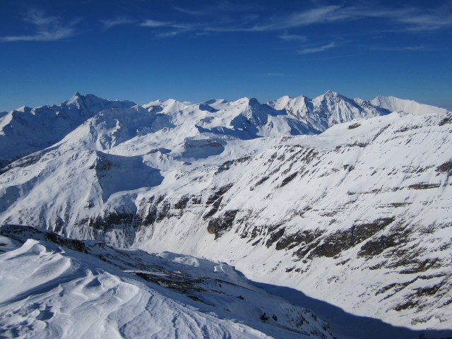 von der Gjaidtrogh&ouml;he Richtung Westen (16. J&auml;n.)