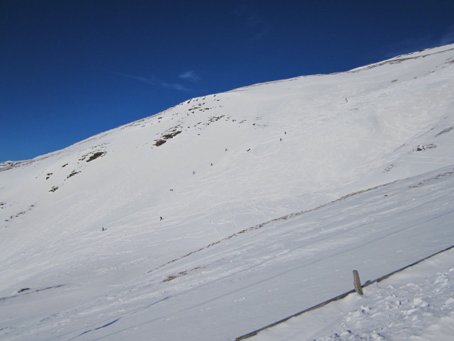 Variante nördlich des Hochfleisslifts (16. Jän.)