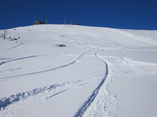 zwischen 3er-Sessellift B&uuml;rgeralm und Abfahrt 'Verbindung-Paradieslift'