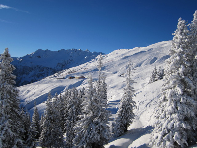 vom Vierersessellift Brandegglift Richtung S&uuml;den