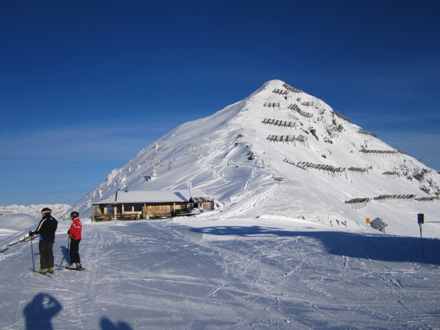 Wiedersberger Horn von der Bergstation des Vierersessellifts Hornlift 2000 aus