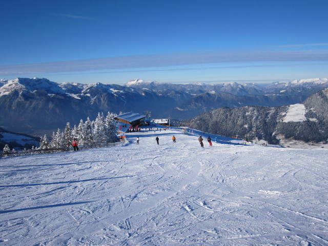 neben der Bergstation der Dreiersesselbahn Gmahbahn