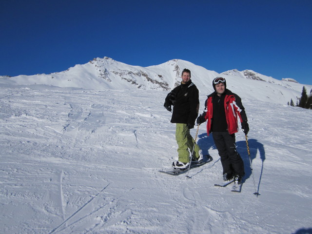 Markus und Udo auf der Hohe Scharte-Nordabfahrt