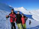 Ich, Markus und Katarina auf der Hohen Scharte, 2.287 m