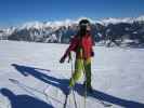 Katarina bei der Bergstation des Schlosshochalmlifts, 2.068 m